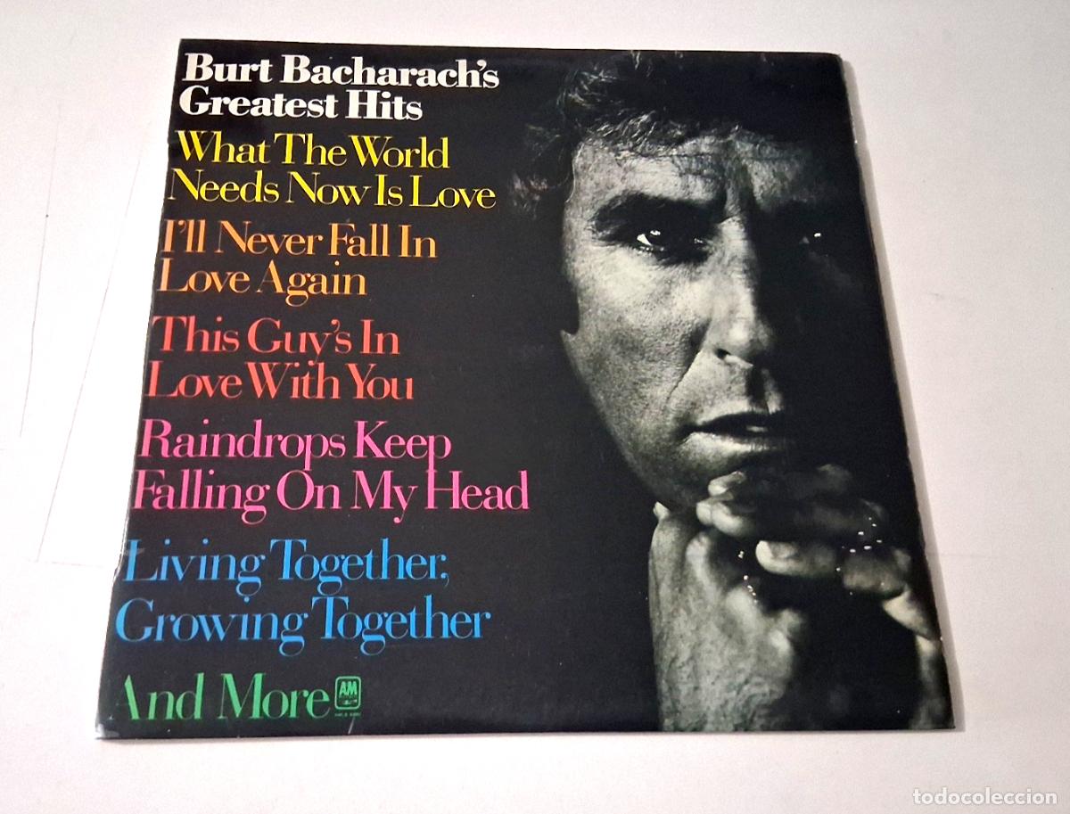 Discos de vinilo: BURT BACHARACH &rdquo;BURT BACHARACH'S GREATEST HITS&rdquo; LP VINYL 12&rdquo; MBE/VG MBE/VG