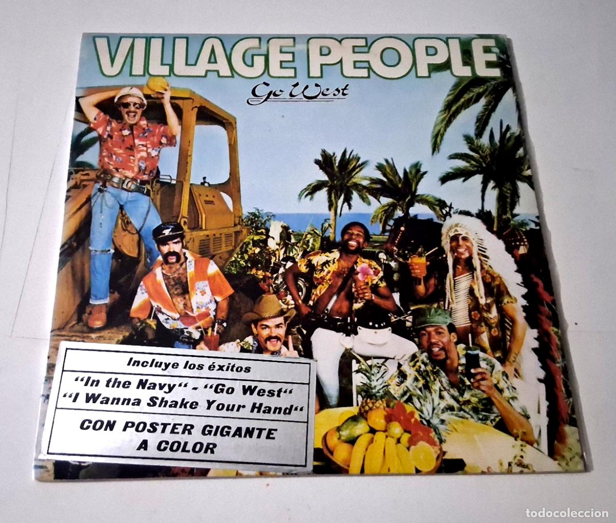 Discos de vinilo: VILLAGE PEOPLE &rdquo;GO WEST&rdquo; LP VINYL 12&rdquo; MBE/VG MBE/VG +POSTER