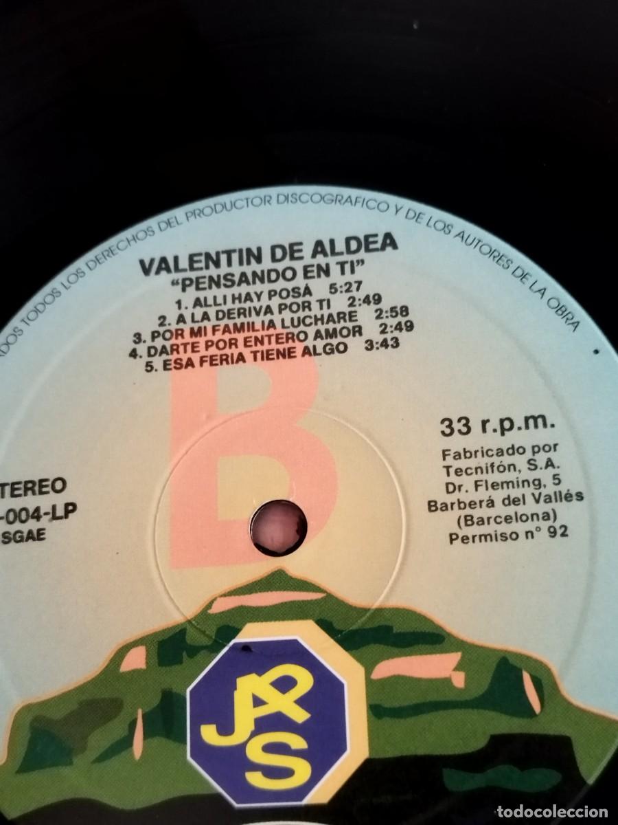 Discos de vinilo: Valentin De Aldea &ndash; Pensando En Ti. Vinilo lp. - Foto 2
