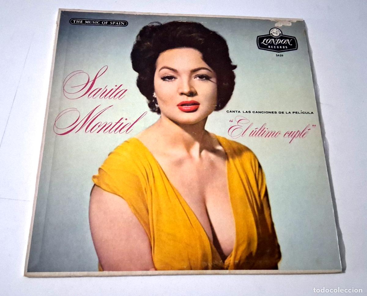 Discos de vinilo: SARITA MONTIEL &rdquo;CANTA LAS CANCIONE EL ULTIMO CUPLE&rdquo; LP VINYL 12&rdquo; VG/MBE G/BE USA