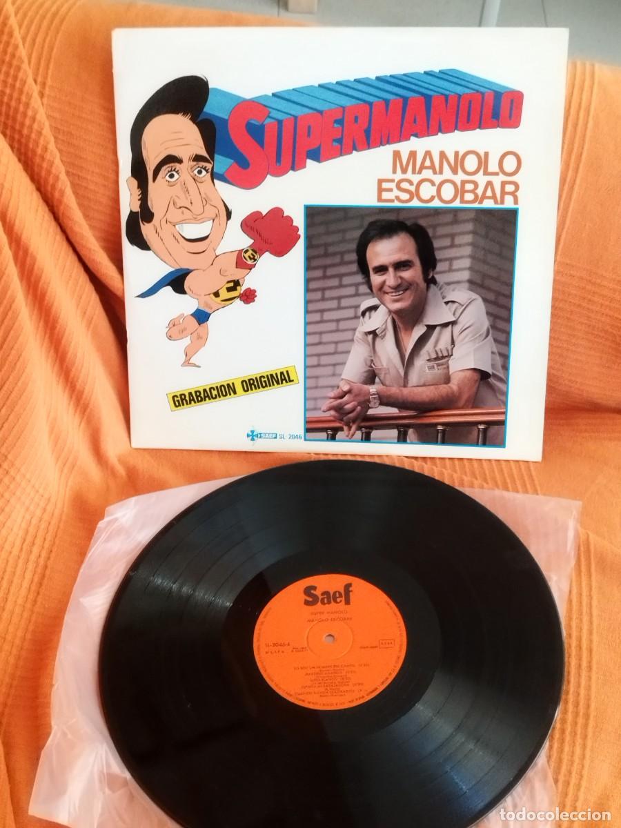 Discos de vinilo: Manolo Escobar &ndash; Supermanolo. Vinilo lp.