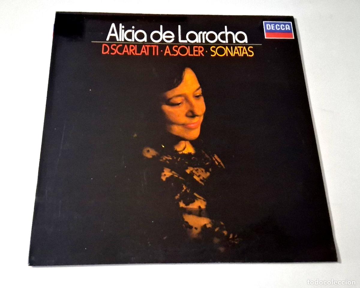 Discos de vinilo: ALICIA DE LARROCHA &rdquo;SONATAS&rdquo; LP VINYL 12&rdquo; VG/MBE VG/MBE D. SCARLATTI A. SOLER
