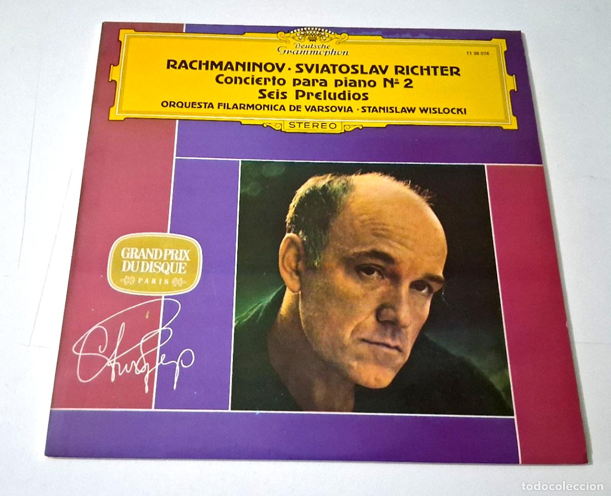 Discos de vinilo: STANISLAV WISLOCKI &rdquo;RACHMANINOV SVIATOSAV RICHTER&rdquo; LP VINYL 12&rdquo; BE/G BE/G