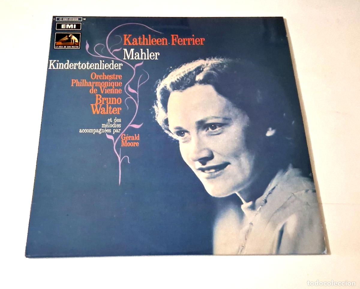Discos de vinilo: KATHLLEEN FERRIER &rdquo;MAHLER KINDERTOTENLIEDER&rdquo; LP VINYL 12&rdquo; VG/MBE VG/MBE