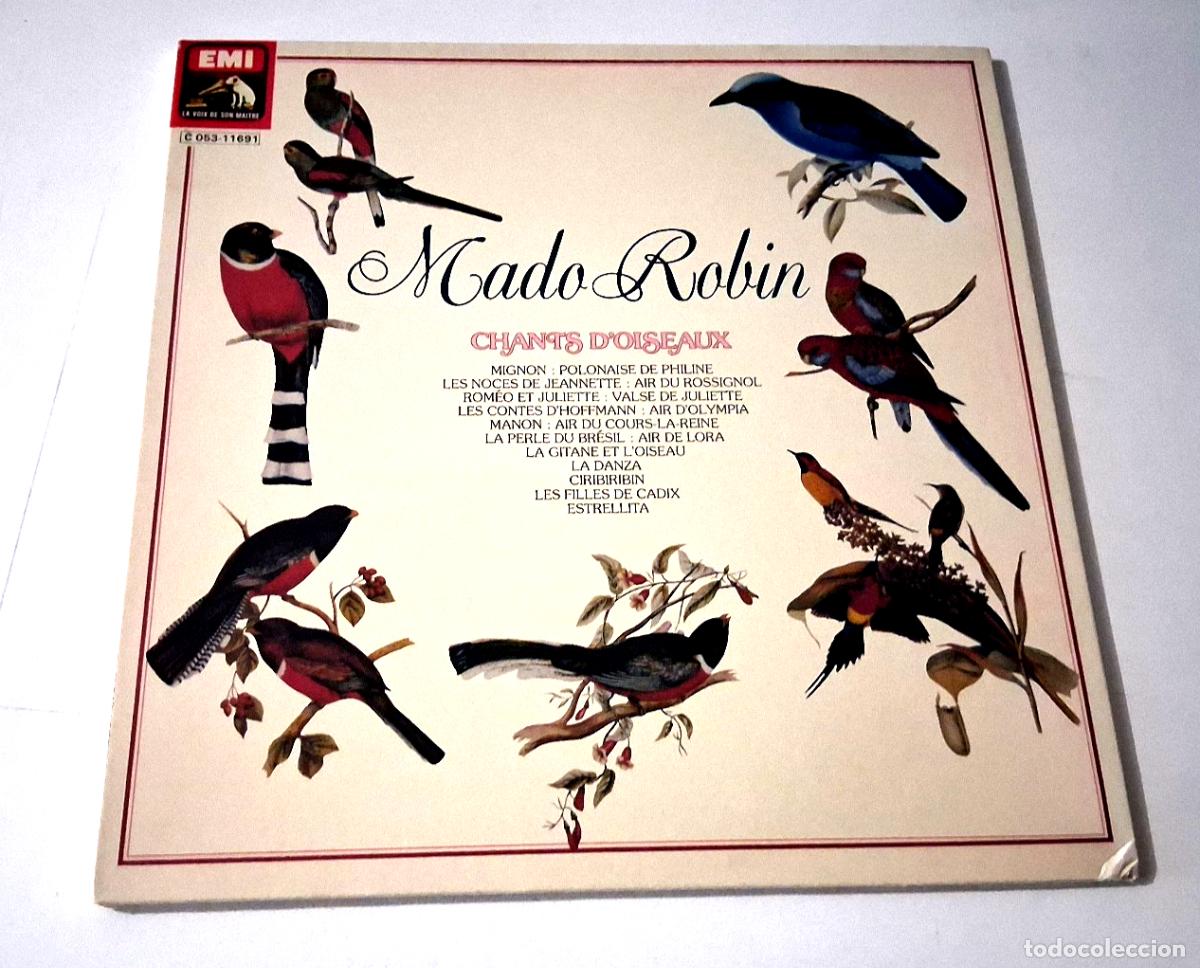Discos de vinilo: MADO ROBIN &rdquo;CHANTS D'OISEAUX&rdquo; LP VINYL 12&rdquo; VG/MBE VG/MB GATEFOLD