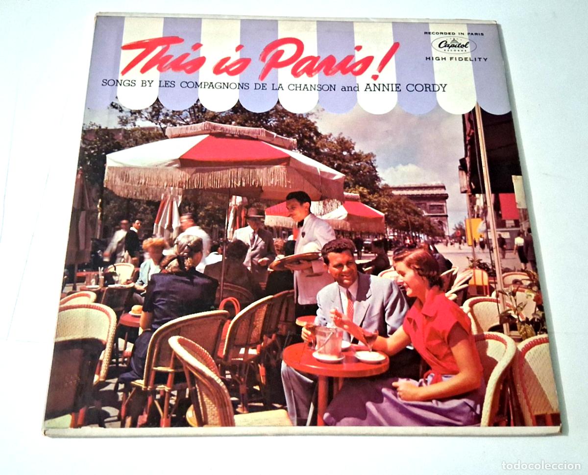 Discos de vinilo: LES COMPAGNONS DE LA CHANSON ANNIE CORDY &rdquo;THIS IS PARIS&rdquo; LP VINYL 12&rdquo; VG/MBE A/A