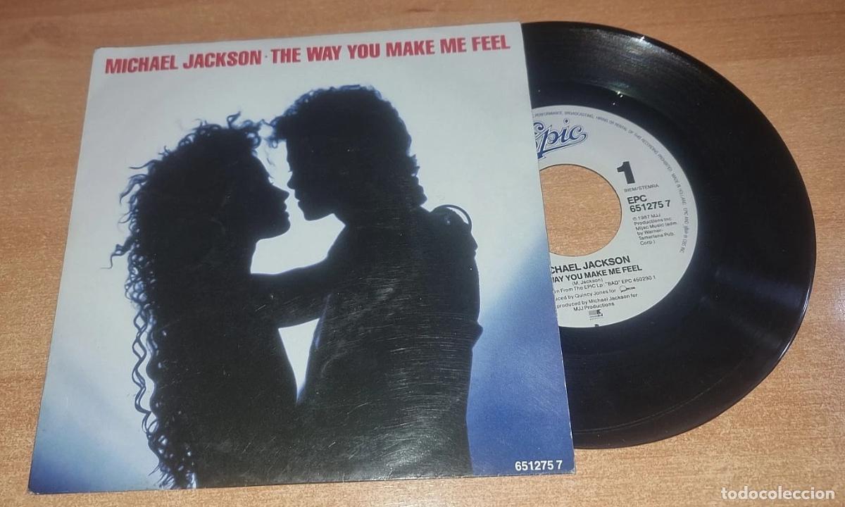 Discos de vinilo: MICHAEL JACKSON The way you make me feel SINGLE VINILO DEL A&Ntilde;O 1987 HOLANDA CONTIENE 2 TEMAS