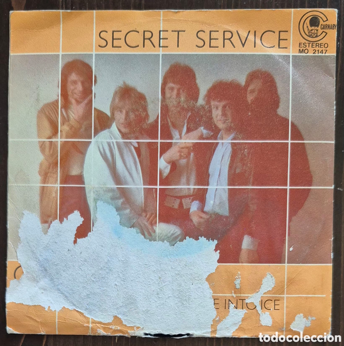 Discos de vinilo: SINGLE - SECRET SERVICE - CRY SOFTLY - 1982 ESPA&Ntilde;A