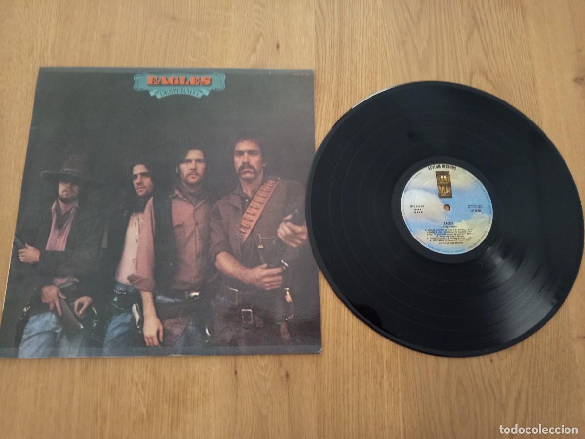 Discos de vinilo: GENIAL LP. EAGLES / DESPERADO / SELLO AYSLUM RECORDS HYS 651.09 / A&Ntilde;O 1975.