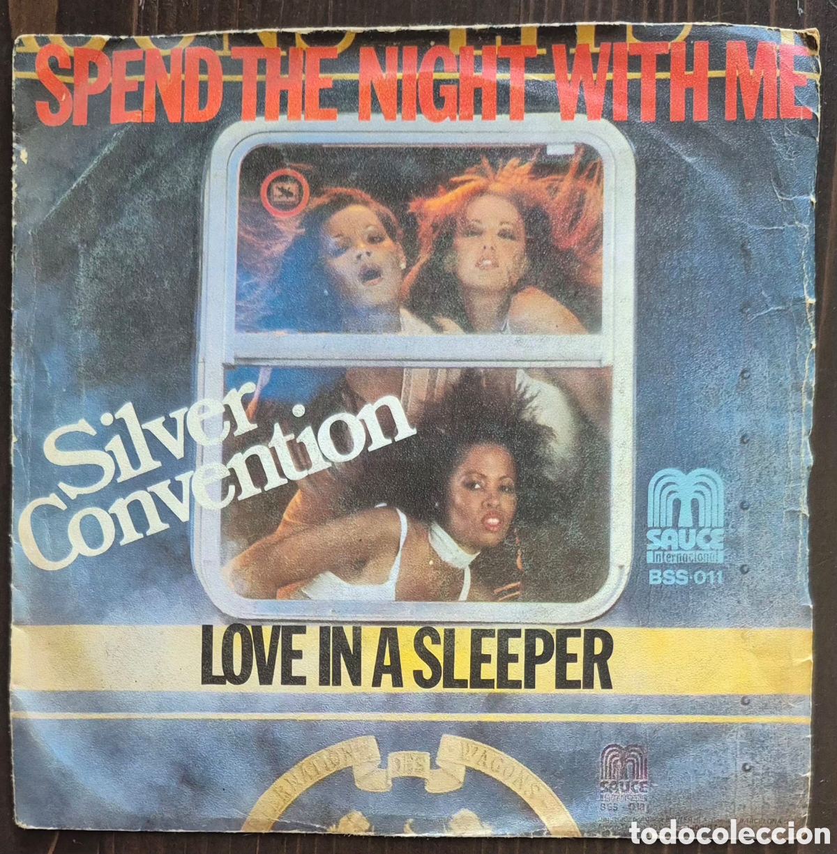 Discos de vinilo: SINGLE - SILVER CONVENTION - SPEND THE NIGHT WITH ME - 1978 ESPA&Ntilde;A