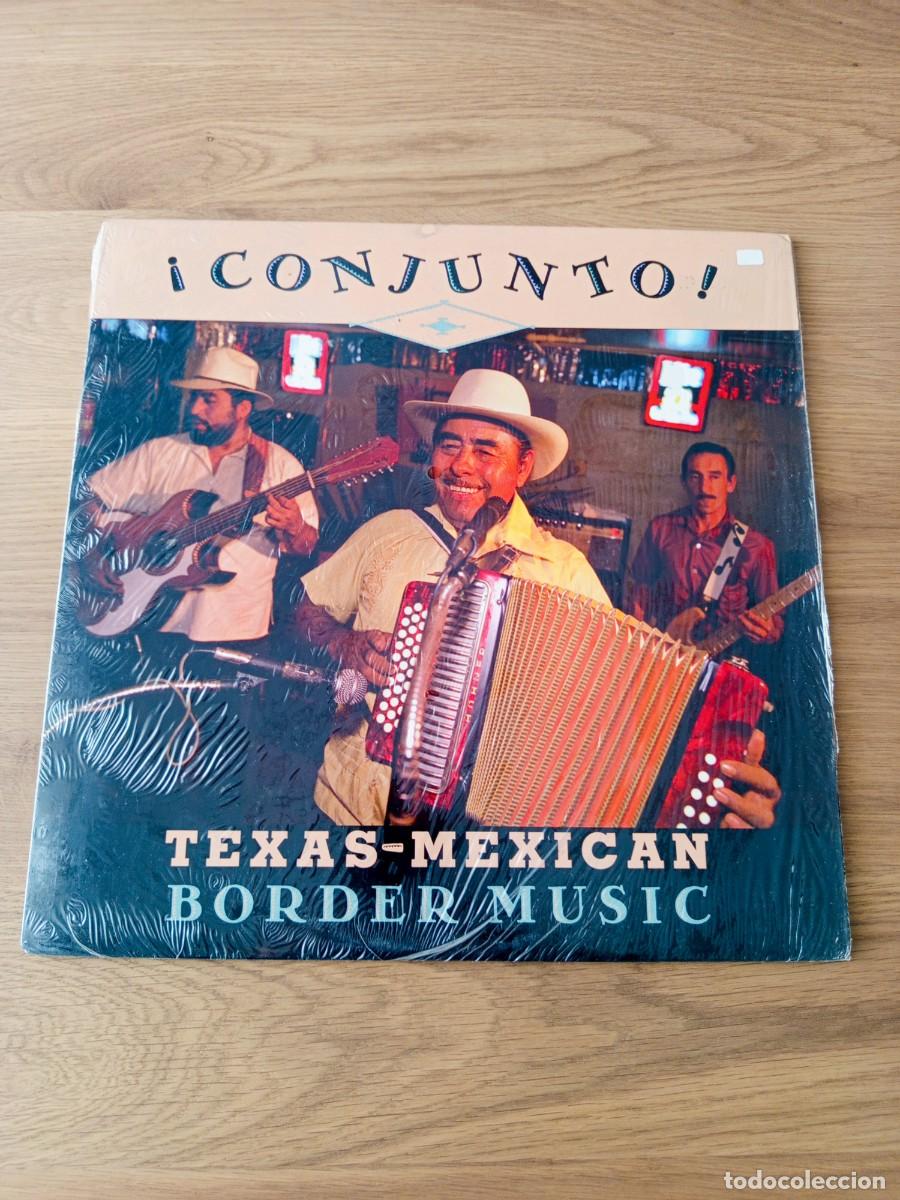 Discos de vinilo: GENIAL LP. CONJUNTO TEXAS MEXICAN / BORDER MUSIC / A&Ntilde;O 1988 / SELLO ROUNDER 1166 16023 1 / CANADA.