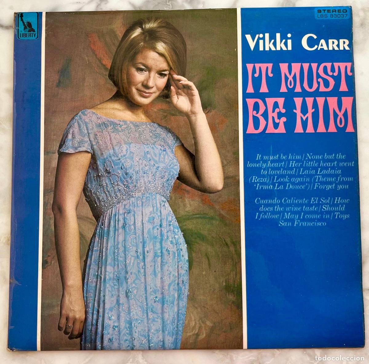 Discos de vinilo: VIKKI CARR. IT MUST BE HIM. LP ORIGINAL UK A&Ntilde;OS 60 STEREO