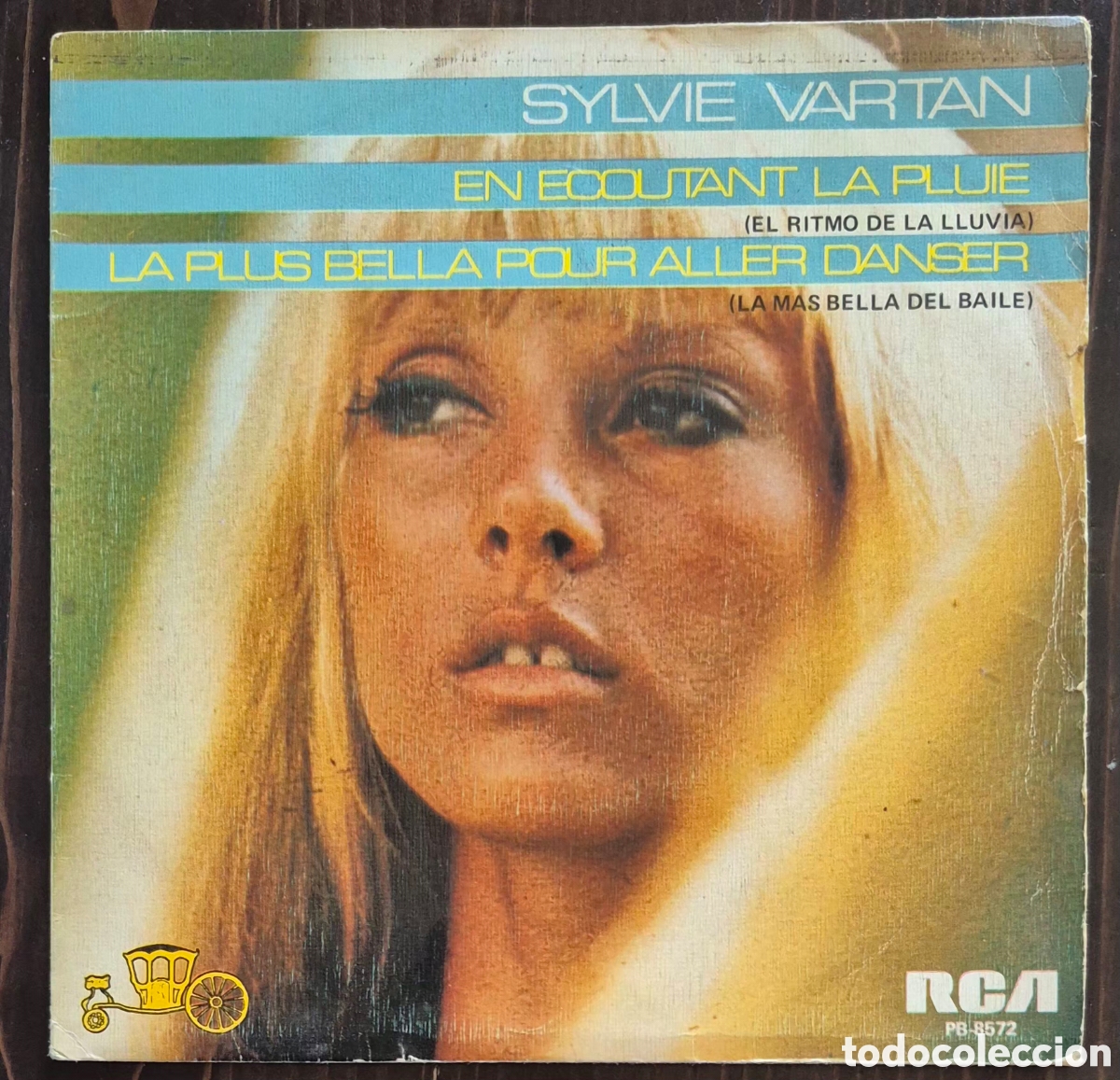 Discos de vinilo: SINGLE - SYLVIE VARTAN - EN ECOUTANT LA PLUIE - 1980 ESPA&Ntilde;A