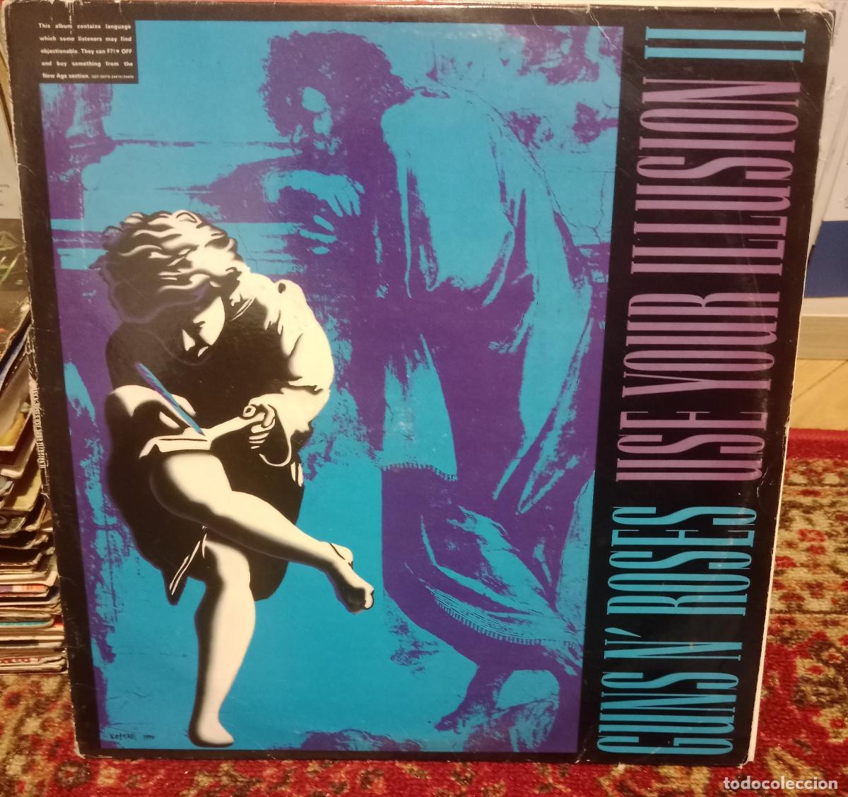 Discos de vinilo: Guns N' Roses &ndash; Use Your Illusion II Doble Lp Espa&ntilde;a 1991