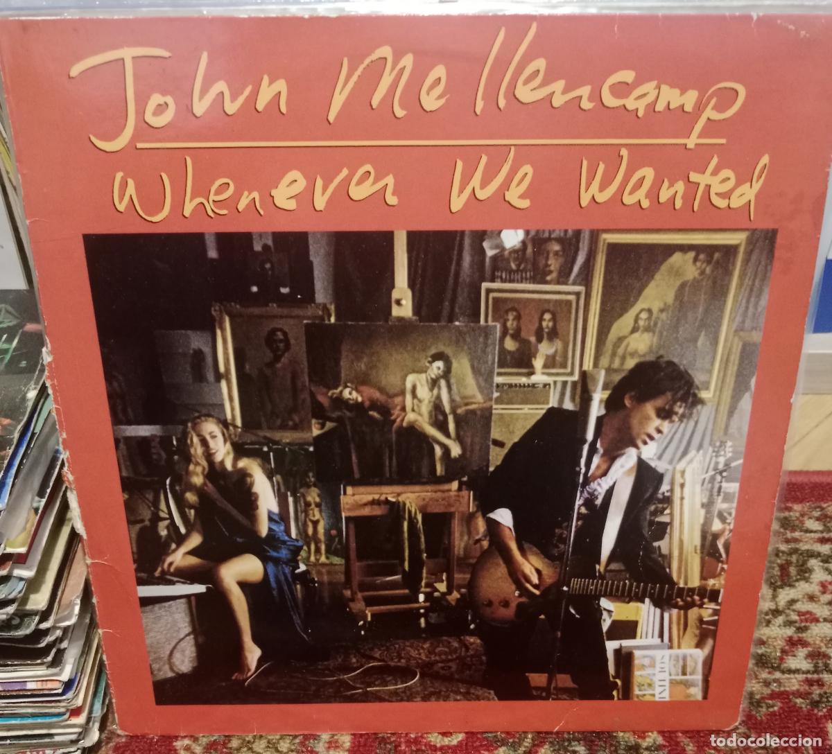 Discos de vinilo: John Mellencamp &ndash; Whenever We Wanted Lp Espa&ntilde;a 1991