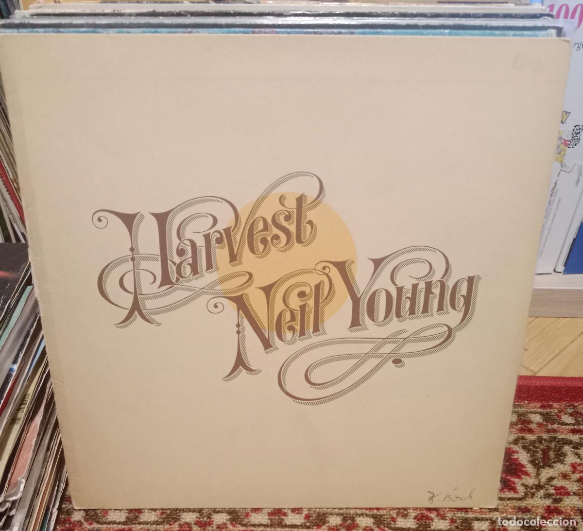 Discos de vinilo: Neil Young &ndash; Harvest Lp Alemania 70s
