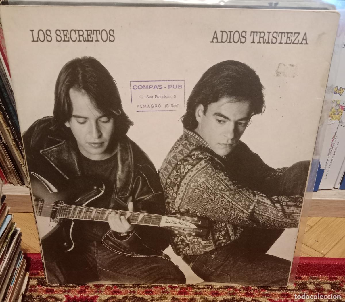 Discos de vinilo: Los Secretos &ndash; Adi&oacute;s Tristeza Lp Espa&ntilde;a 1991