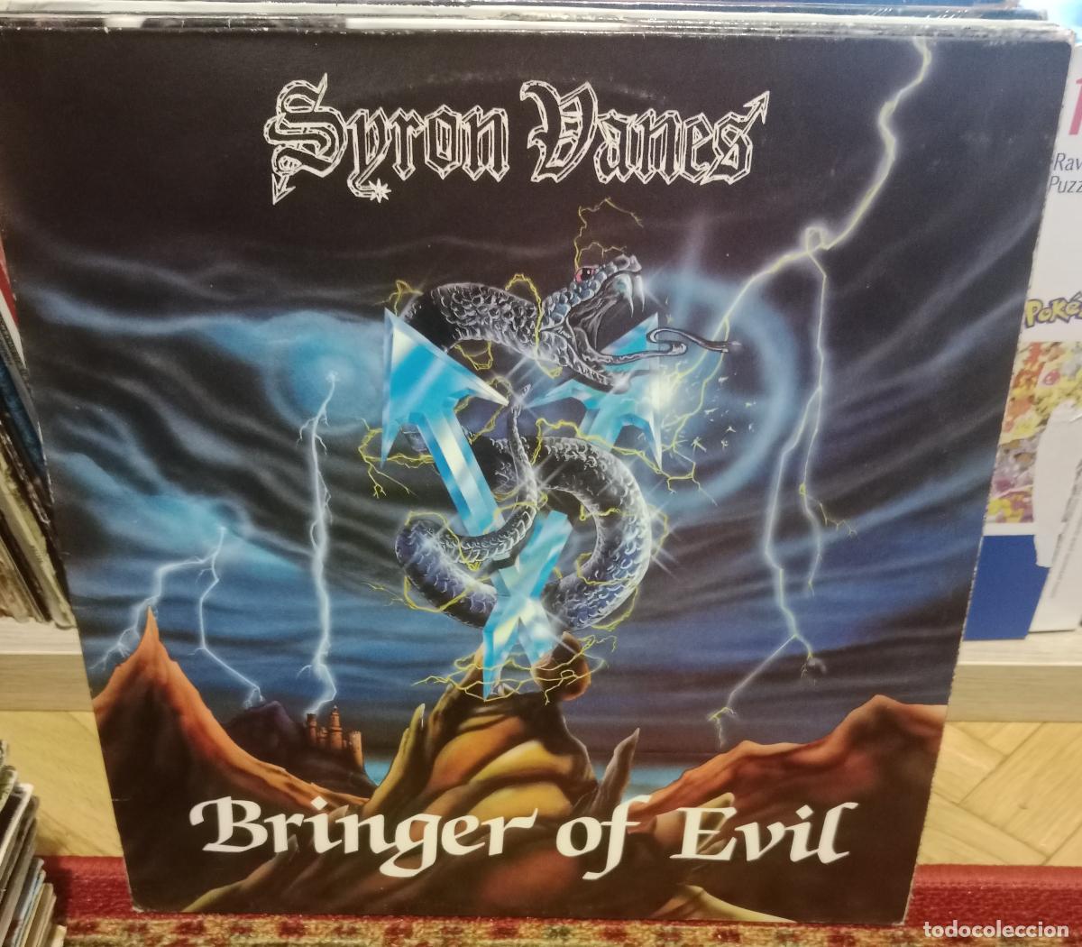 Discos de vinilo: Syron Vanes &ndash; Bringer Of Evil Lp UK 1984