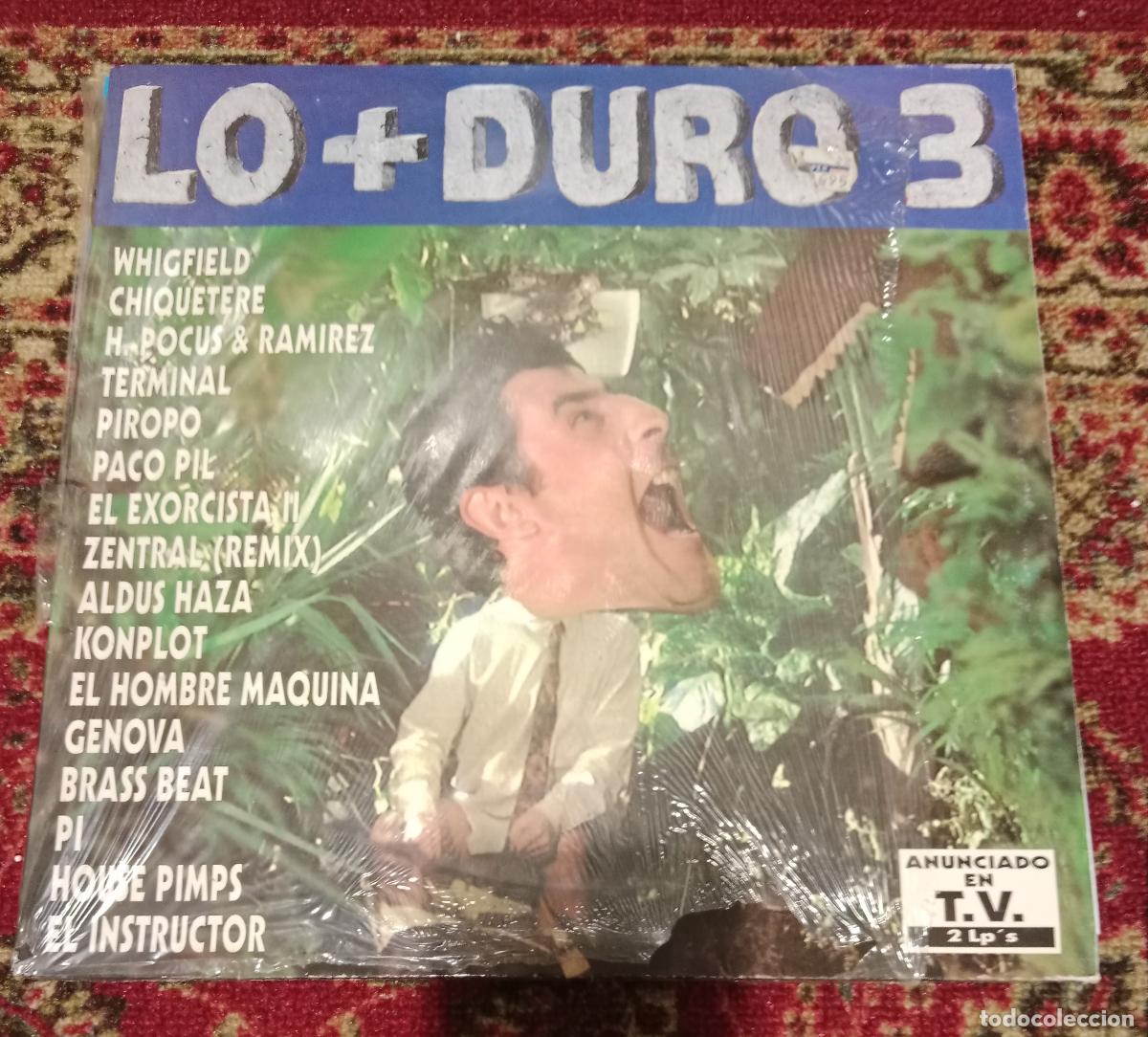 Discos de vinilo: Various &ndash; Lo + Duro 3 Doble Lp Espa&ntilde;a 1994
