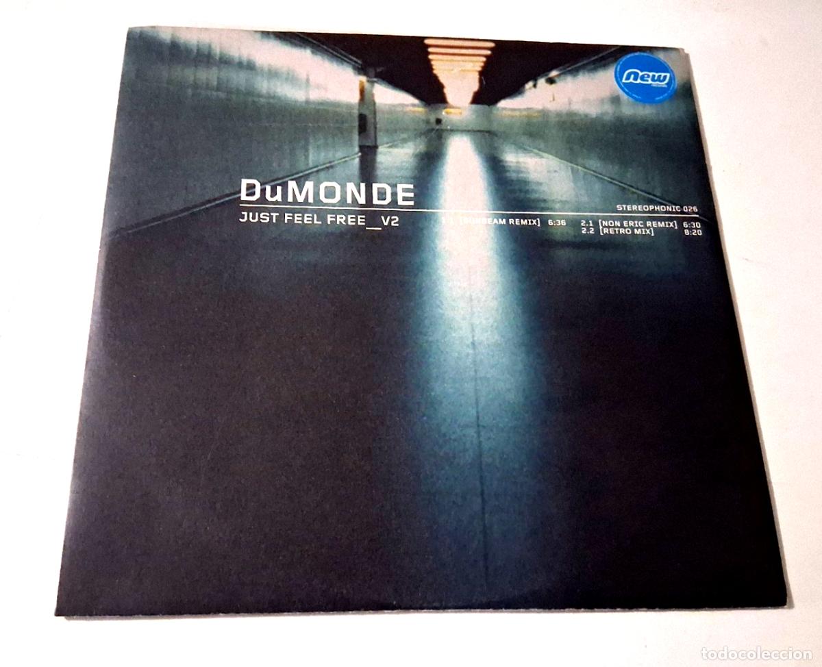 Discos de vinilo: DUMONDE &rdquo;JUST FEEL FREE V2&rdquo; MAXI 12&rdquo; VINYL G/BE G/BE