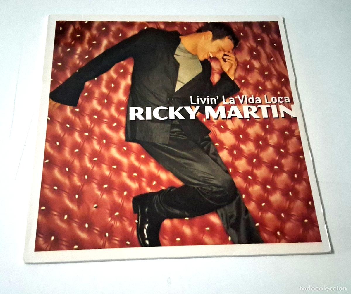 Discos de vinilo: RICKY MARTIN &rdquo;LIVIN' LA VIDA LOCA&rdquo; MAXI 12&rdquo; VINYL EX/EX EX/EX