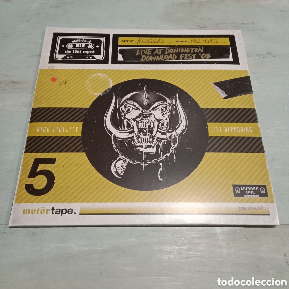 Discos de vinilo: MOT&Ouml;RHEAD - THE L&Ouml;ST TAPES VOL. 5 (LIVE AT DONINGTON DOWNLOAD FEST '08) - LP DOBLE GATEFOLD