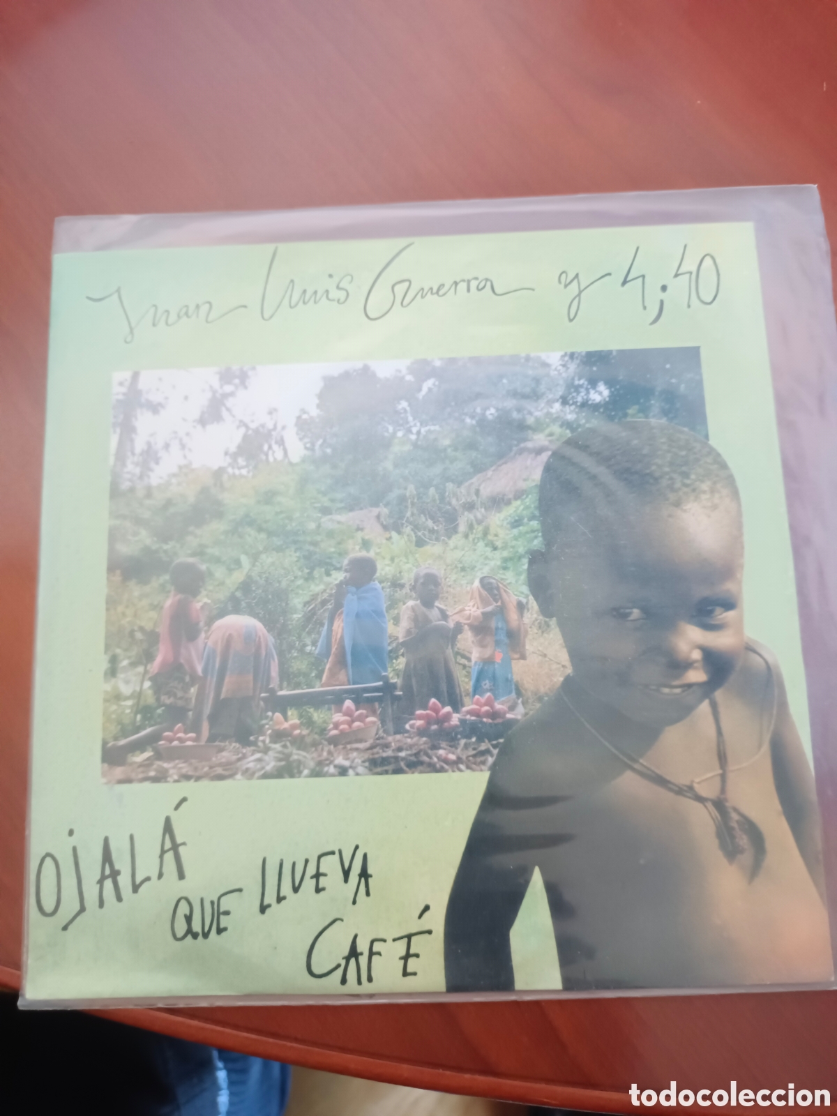 Discos de vinilo: SINGLE JUAN LUIS GUERRA - OJALA LLUEVA CAFE. KAREN RECORDS 1990. EXCELENTE ESTADO. COMO NUEVO