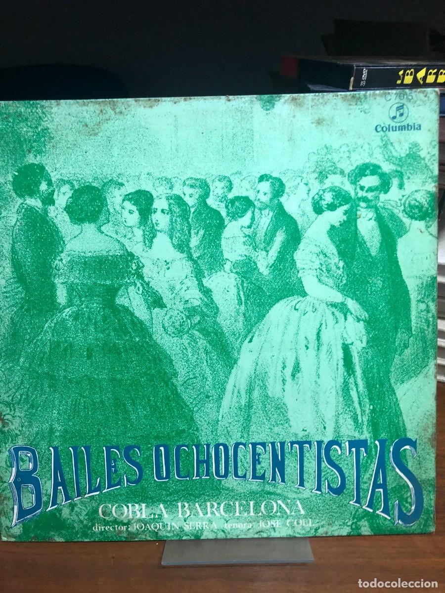 Discos de vinilo: Bailes Ochocentistas Cobla Barcelona (Dir. Joaqu&iacute;n Serra)