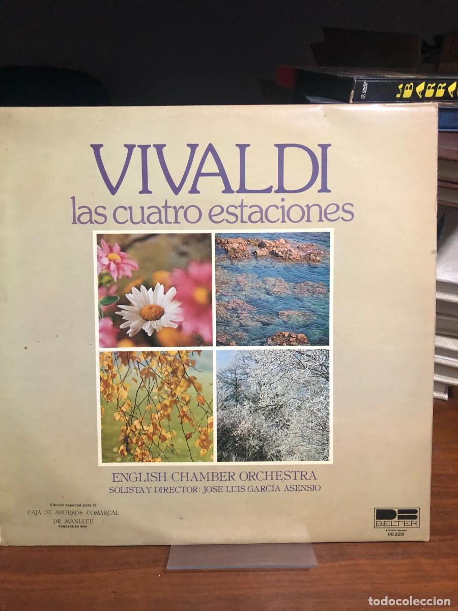 Discos de vinilo: Las cuatro estaciones (Vivaldi) English Chamber Orchestra (Dir. Jos&eacute; Luis Garc&iacute;a Asensio)