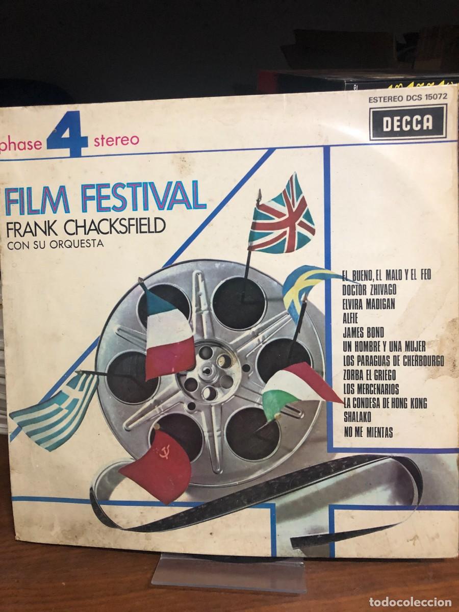 Discos de vinilo: Film Festival Frank Chacksfield con su Orquesta