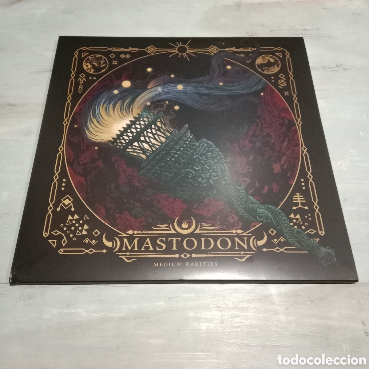 Discos de vinilo: MASTODON - MEDIUM RARITIES - LP DOBLE, EDICION LIMITADA, PINK MARBLED