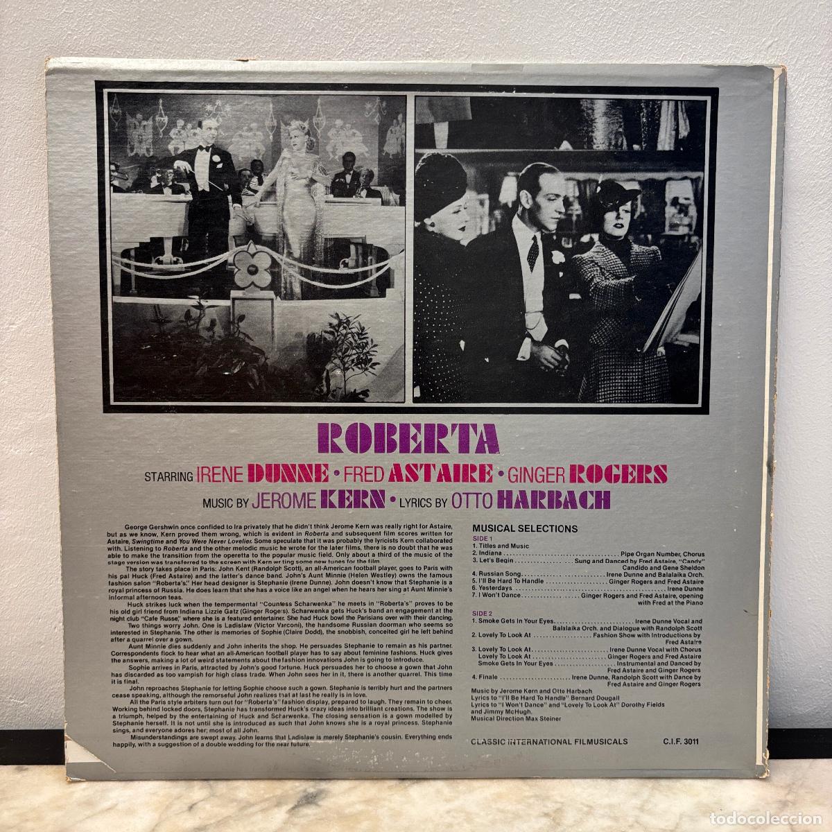 Discos de vinilo: Roberta. Irene Dunne. Fred Astaire. Ginger Rogers - Foto 2