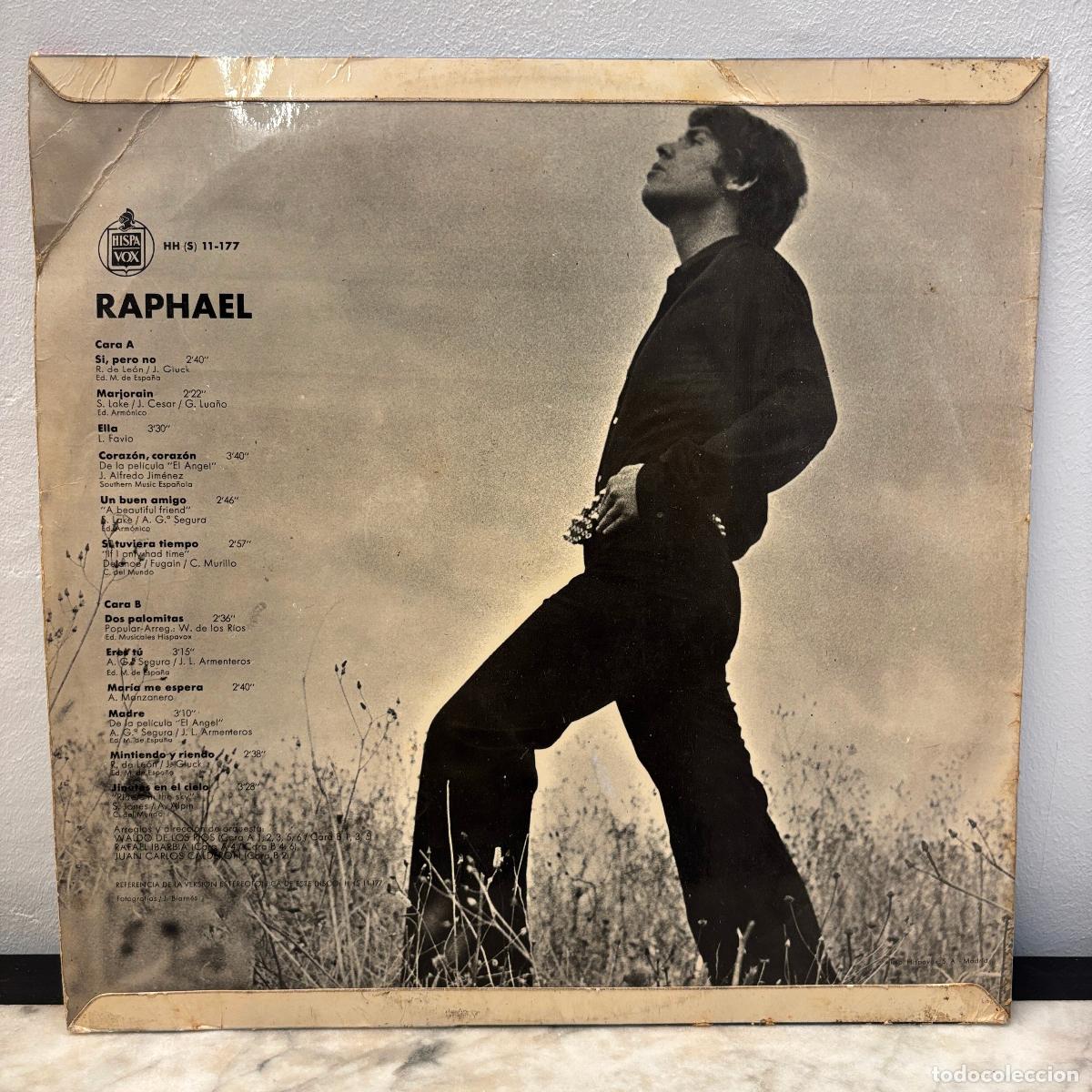 Discos de vinilo: Raphael. Aqu&iacute;. 1969. - Foto 2