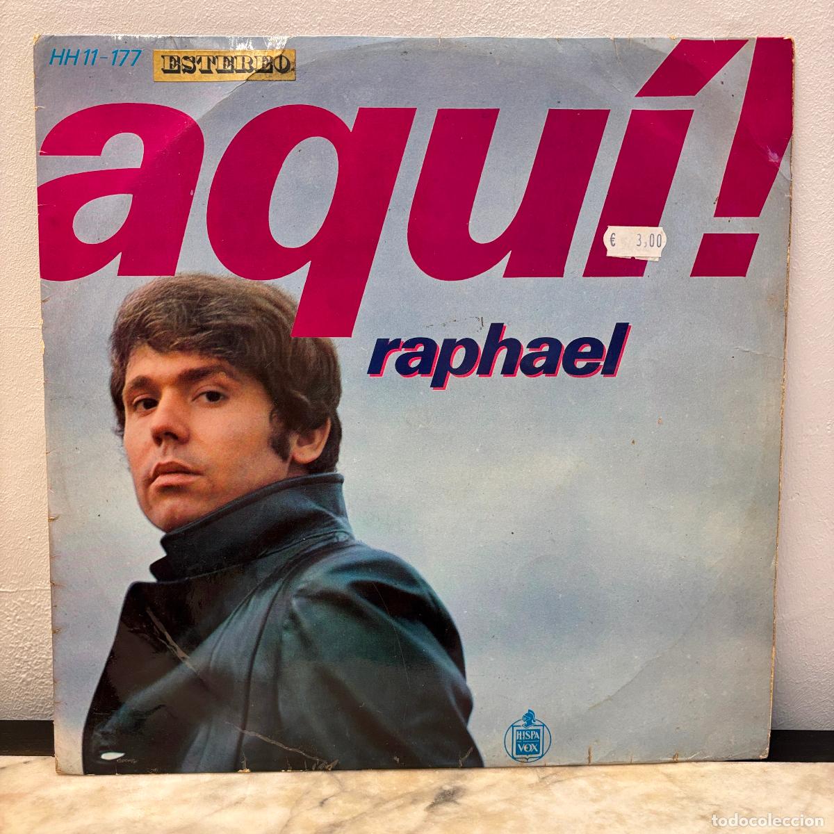 Discos de vinilo: Raphael. Aqu&iacute;. 1969. - Foto 1