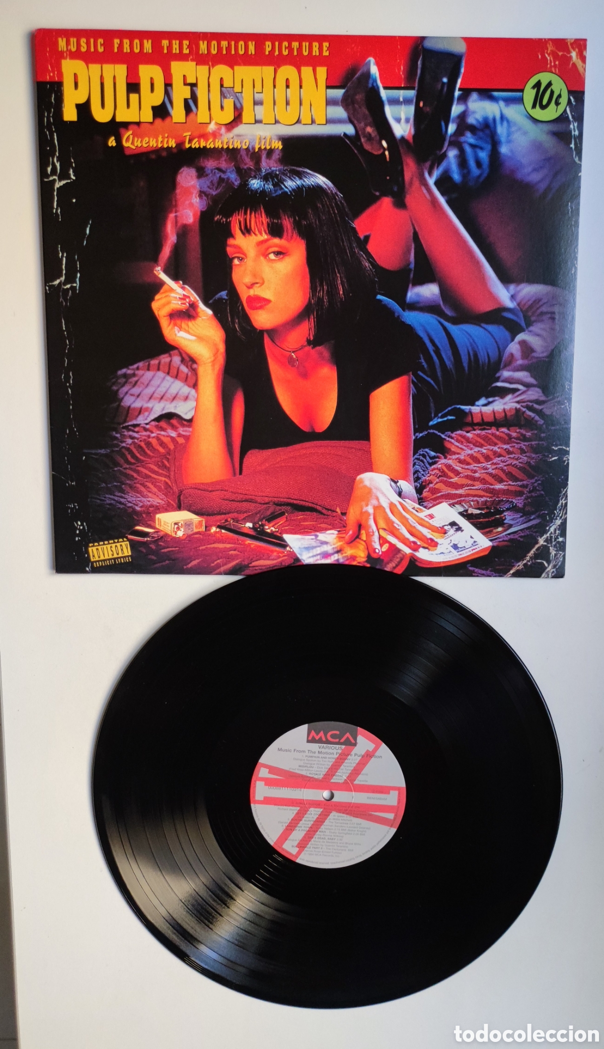 Discos de vinilo: BSO - PULP FICTION / MUSIC FROM THE MOTION PICTURE - QUENTIN TARANTINO FILM - MCA RECORDS LP 1994?