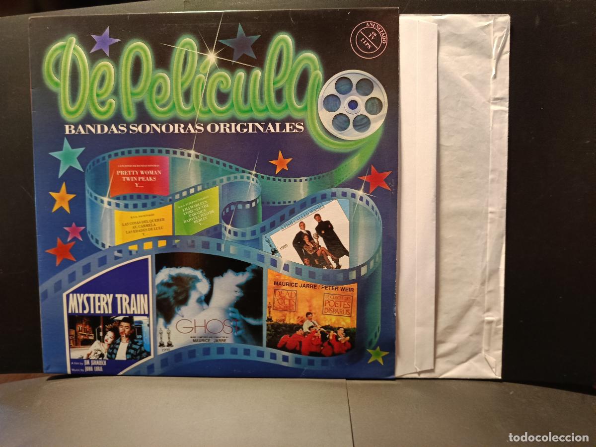 Discos de vinilo: VARIOS - BANDAS SONORAS ORIGINALES DE PELICULA DOBLE LP ESPA&Ntilde;A 1991 PDELUXE