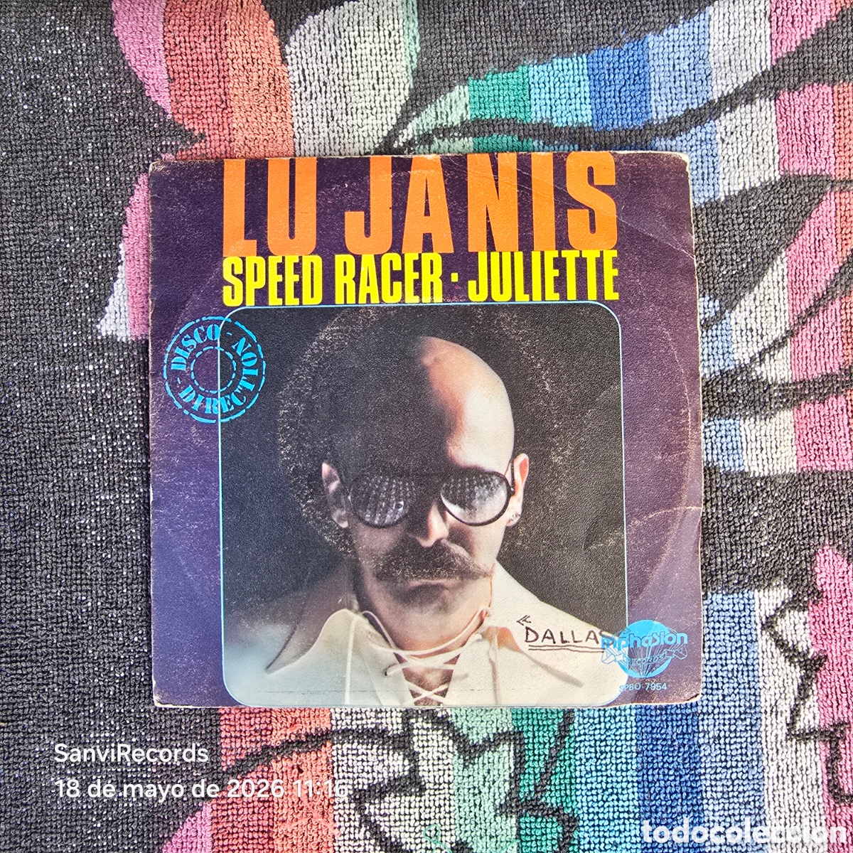 Discos de vinilo: [SINGLE] LU JANIS: SPEED RACER - JULIETTE (INPHASION) (1980)