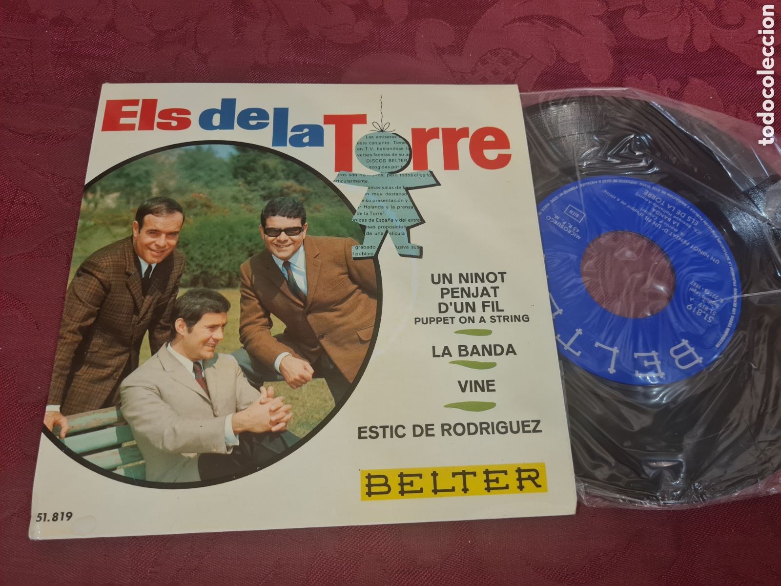 Discos de vinilo: Els de la Torre Singels a&ntilde;os 50-60