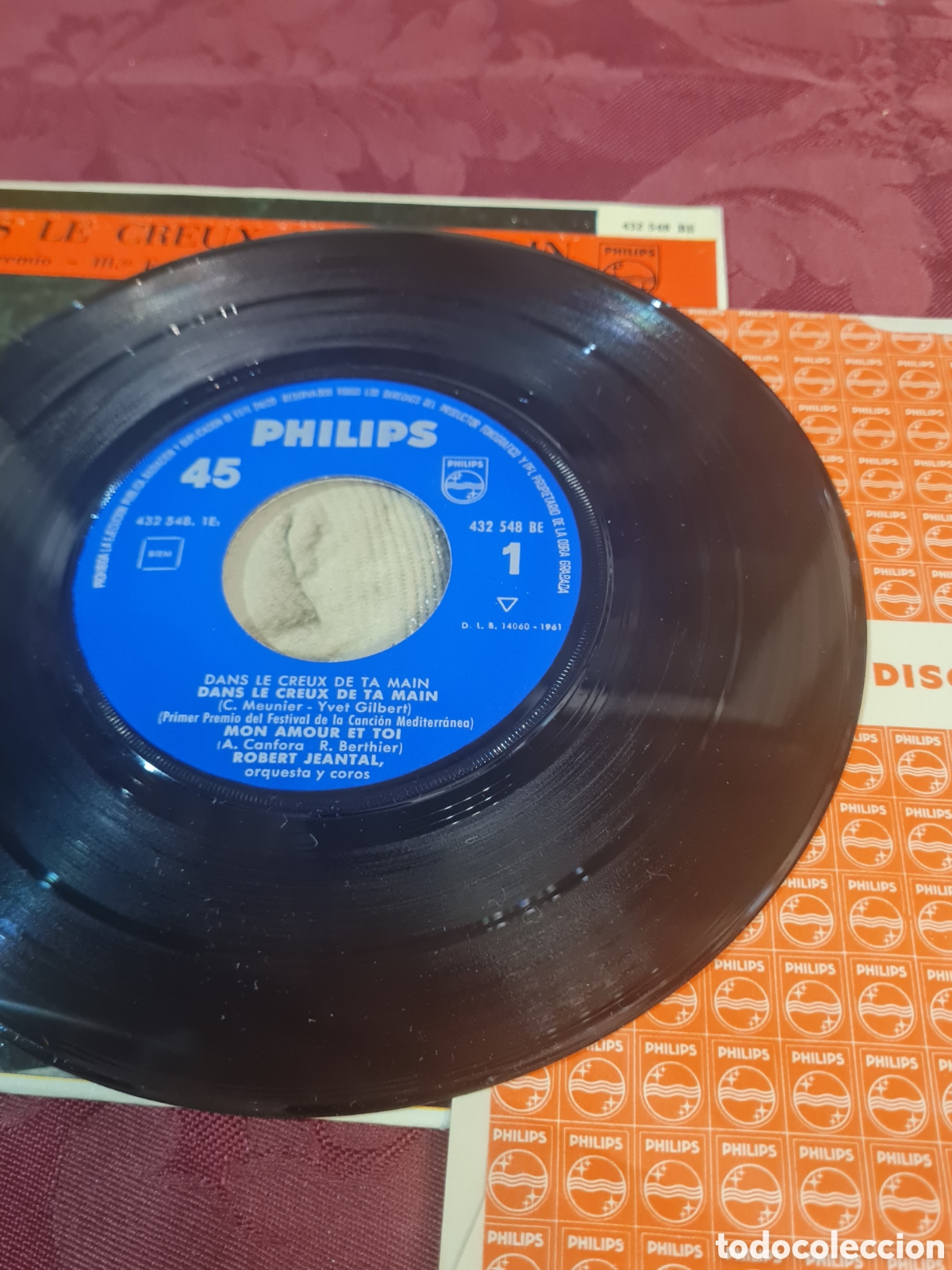 Discos de vinilo: Singels ROBERT JEANTAL a&ntilde;os 60 - Foto 4