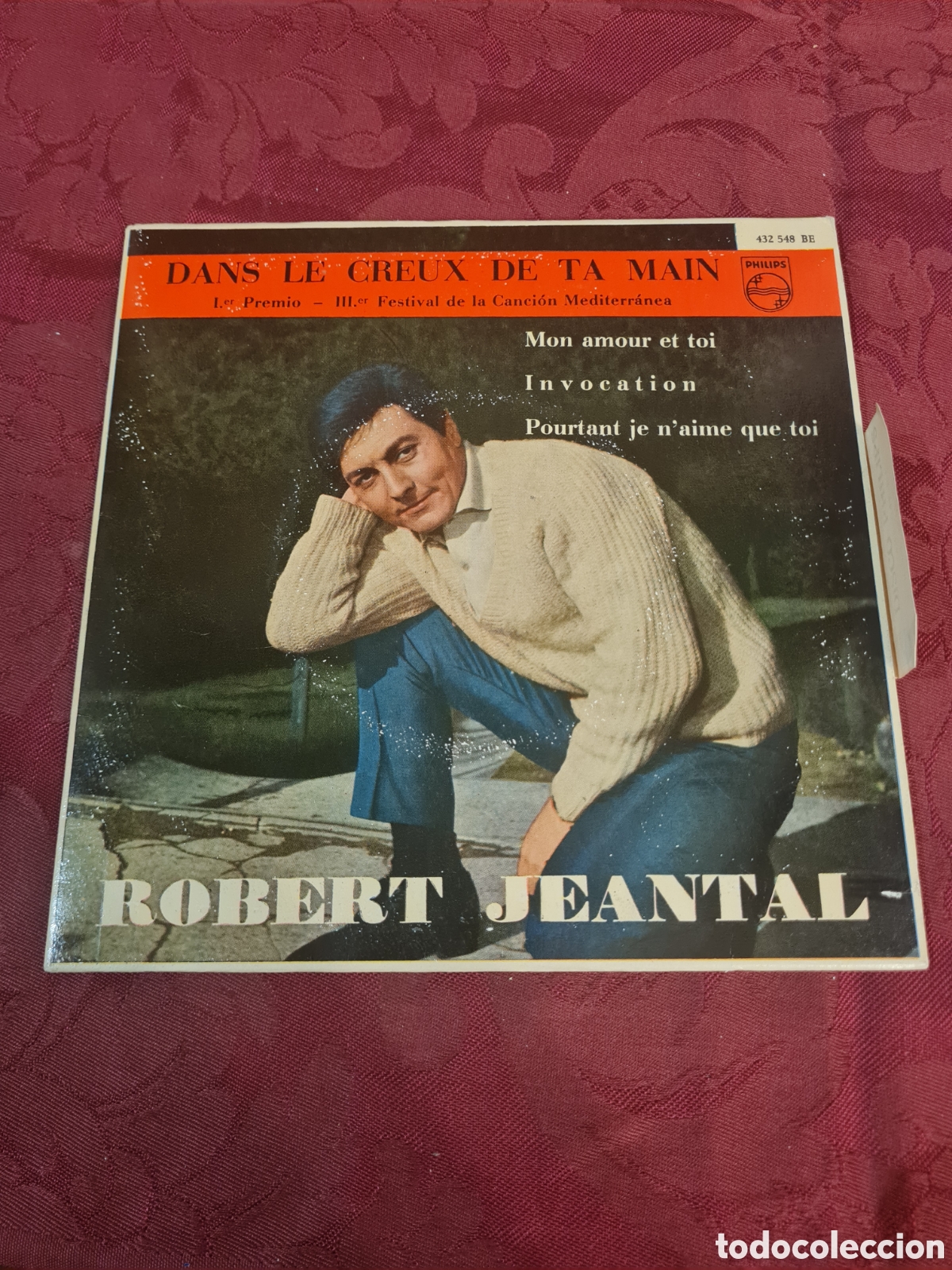 Discos de vinilo: Singels ROBERT JEANTAL a&ntilde;os 60