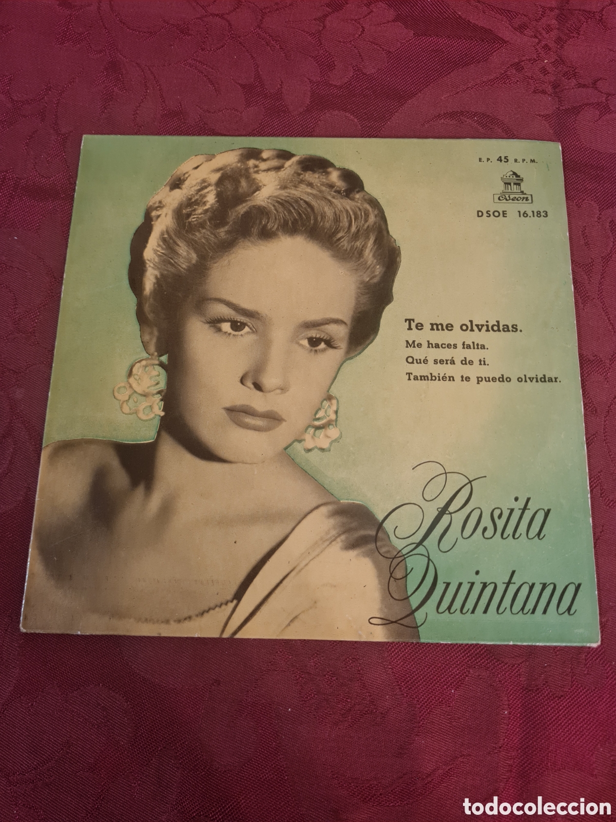 Discos de vinilo: Singels Rosita Quintana a&ntilde;os60