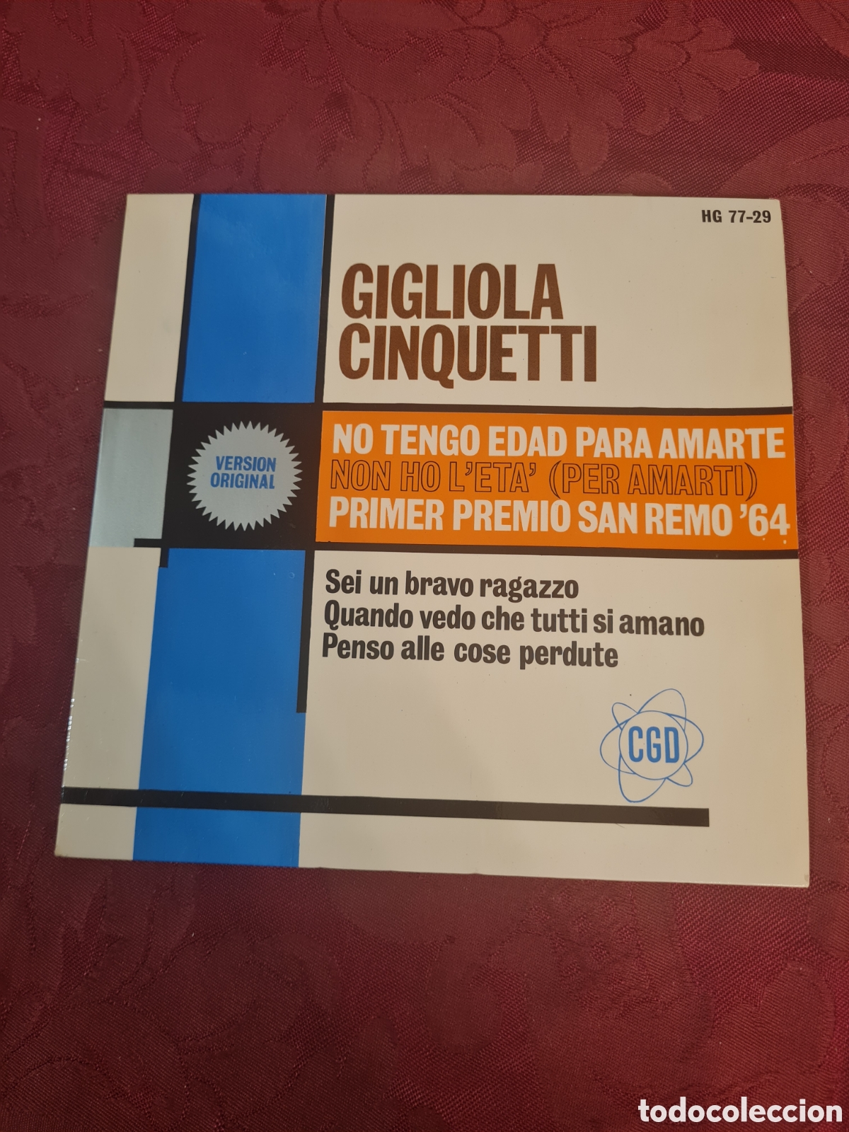 Discos de vinilo: Singels GIGLIOLA CINQUETTI