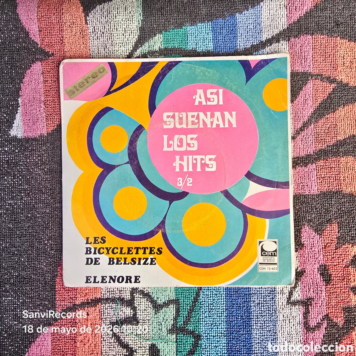 Discos de vinilo: [SINGLE] AS&Iacute; SUENAN LOS HITS 3/2: LES BICYCLETTES DE BELSIZE - ELENOIR (CEM) (1969)