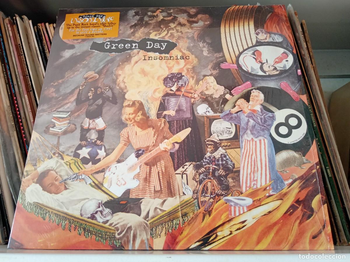 Discos de vinilo: Green Day &ndash; Insomniac - lp Europe 2009