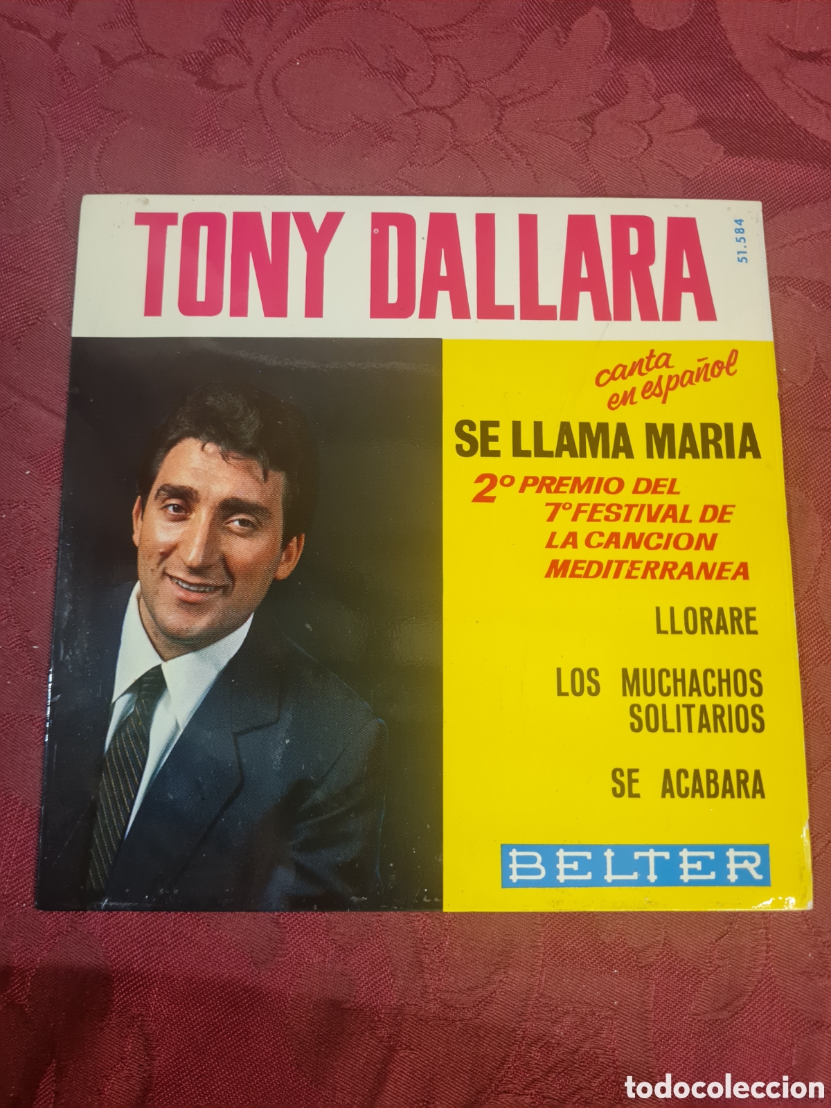 Discos de vinilo: Singels TONY DALLARA