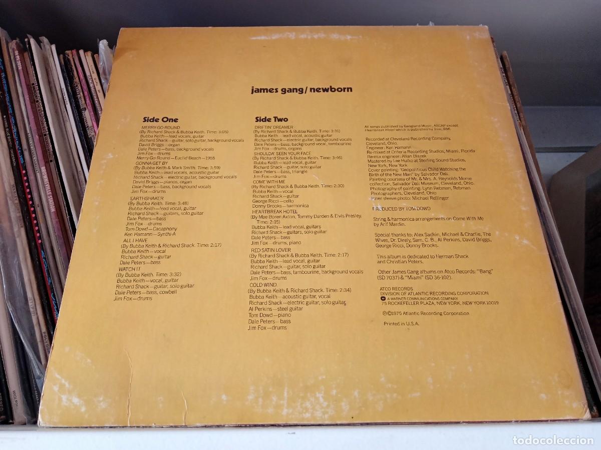 Discos de vinilo: James Gang &ndash; Newborn - LP US 1975 - Foto 2
