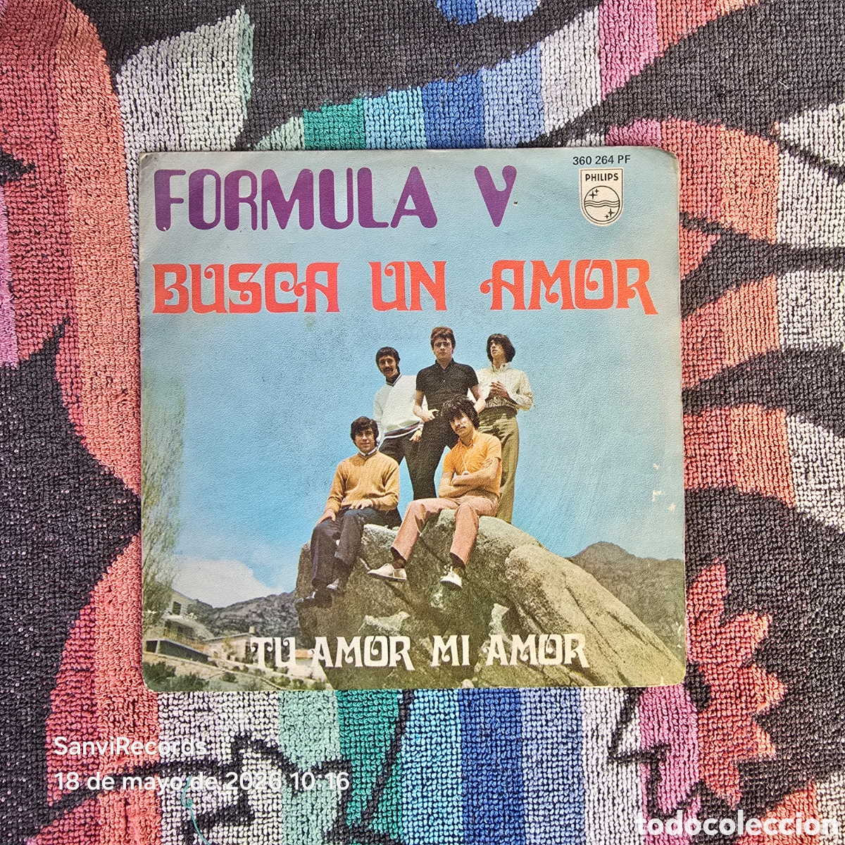 Discos de vinilo: [SINGLE] FORMULA V: BUSCA UN AMOR - TU AMOR, MI AMOR (PHILIPS) (1969)