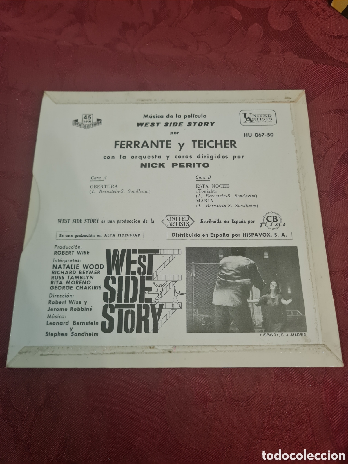 Discos de vinilo: Singels West side story - Foto 2