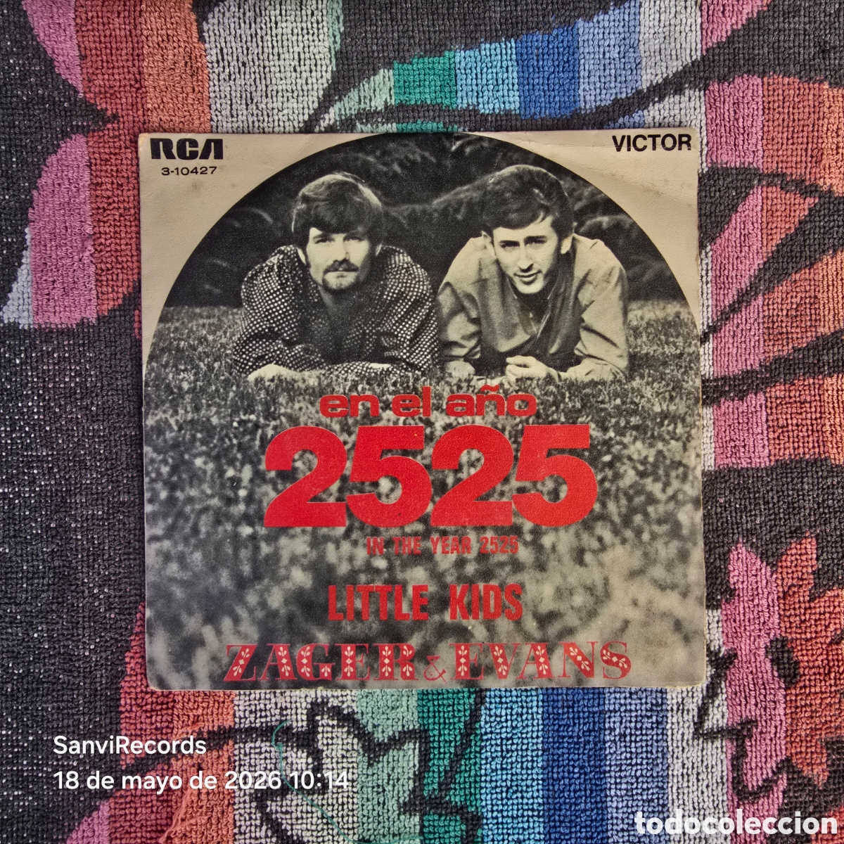 Discos de vinilo: [SINGLE] ZAGER & EVANS: EN EL A&Ntilde;O 2525 - LITTLE KIDS (RCA VICTOR) (1969)