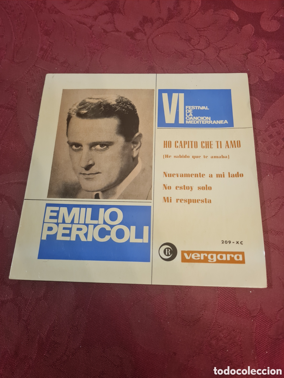 Discos de vinilo: Singels EMILIO PERICOLI